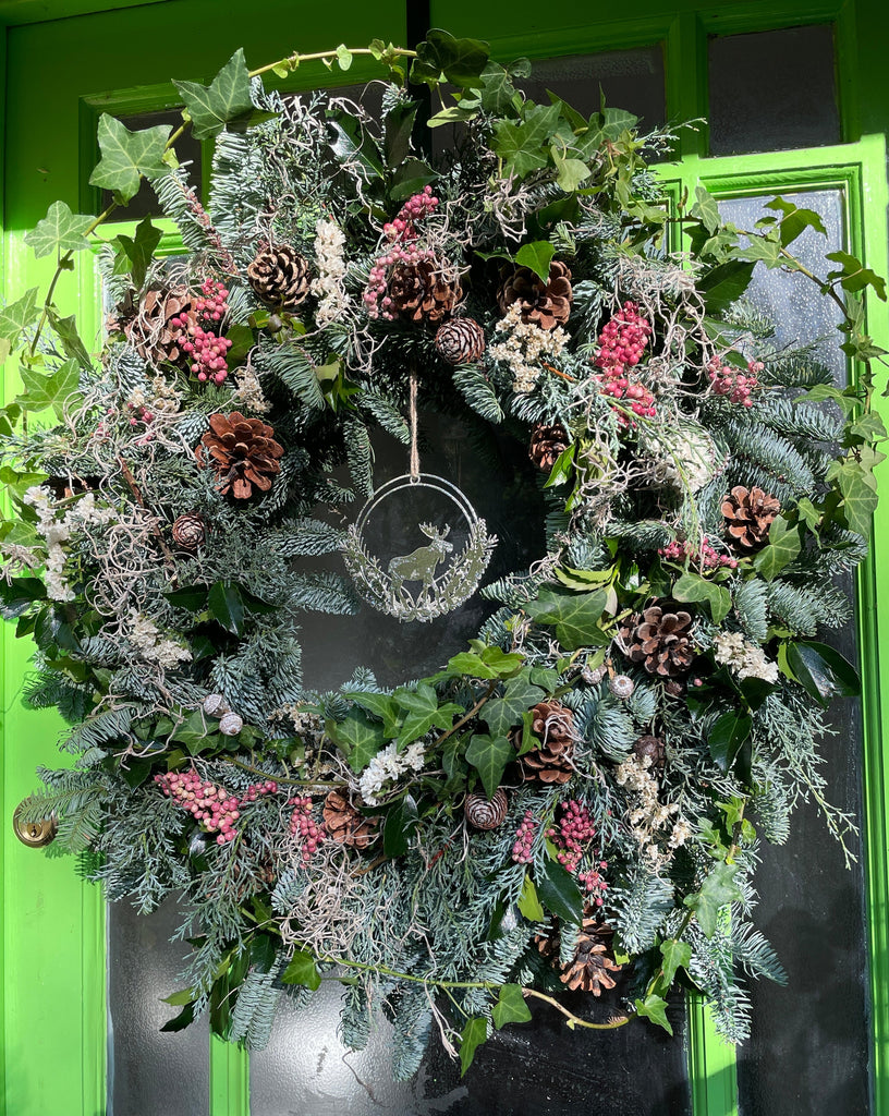 Festive Forest Rustic Christmas Wreath 